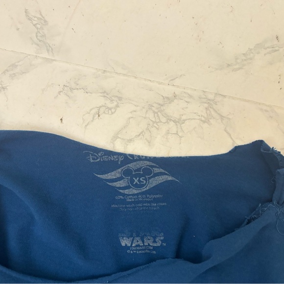 Disney Cruise Line Disney Wish Star Wars Captain Of The Ship Shirt Large XS​ - Picture 4 of 4